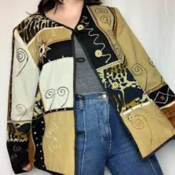 Indigo Moon Vintage Patchwork Jacket - Picture 1 of 4
